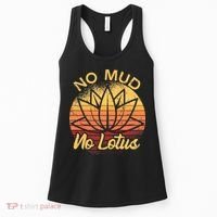 No Mud No Lotus Flower Yoga Meditation Spiritual Gift Women's Tank Top thumb 0