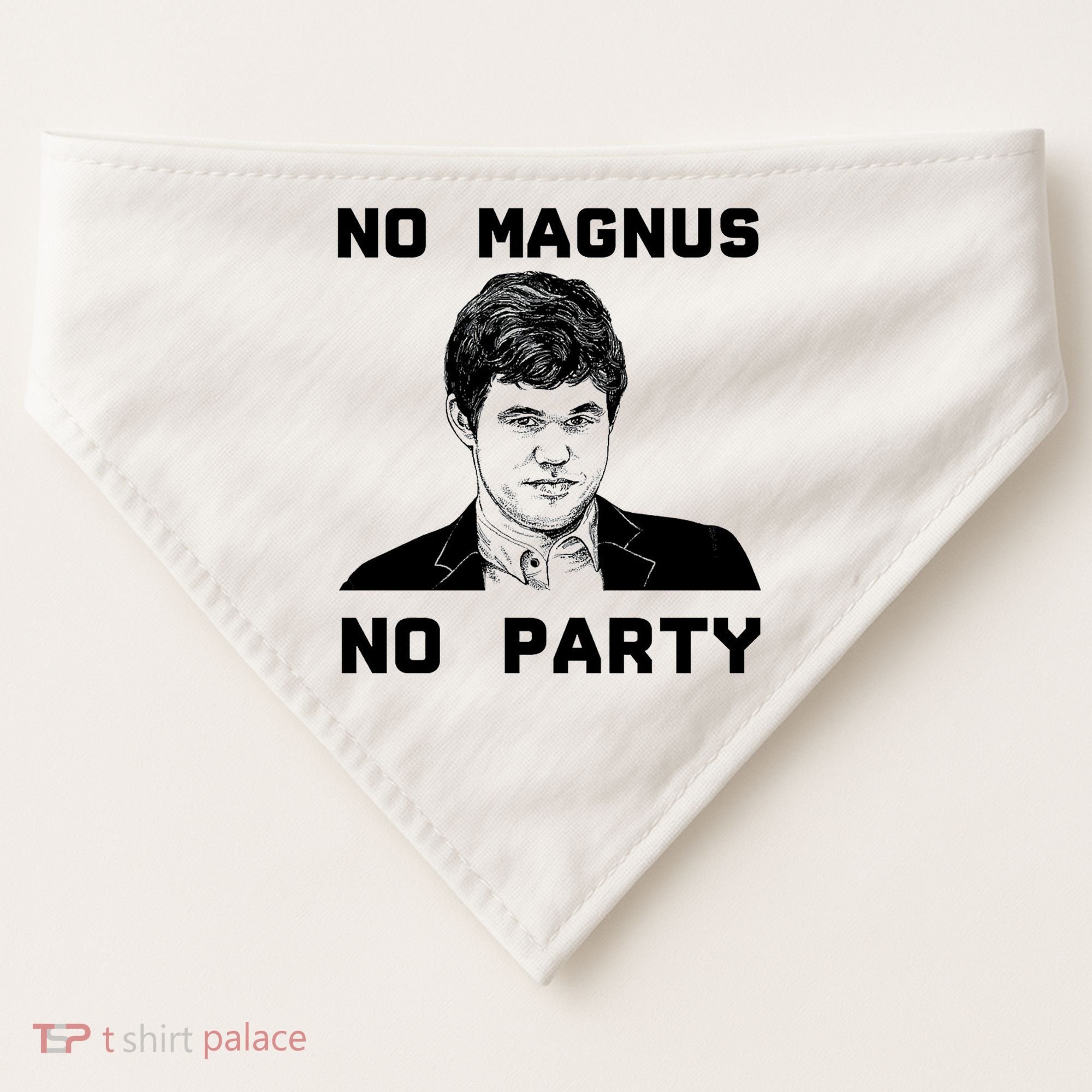 No Magnus No Party USA-Made Doggie Bandana