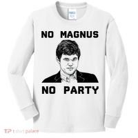 No Magnus No Party Kids Long Sleeve Shirt thumb 0