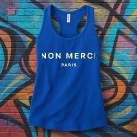 Non Merci No Thank You Paris France Gift Women's Tank Top thumb 3