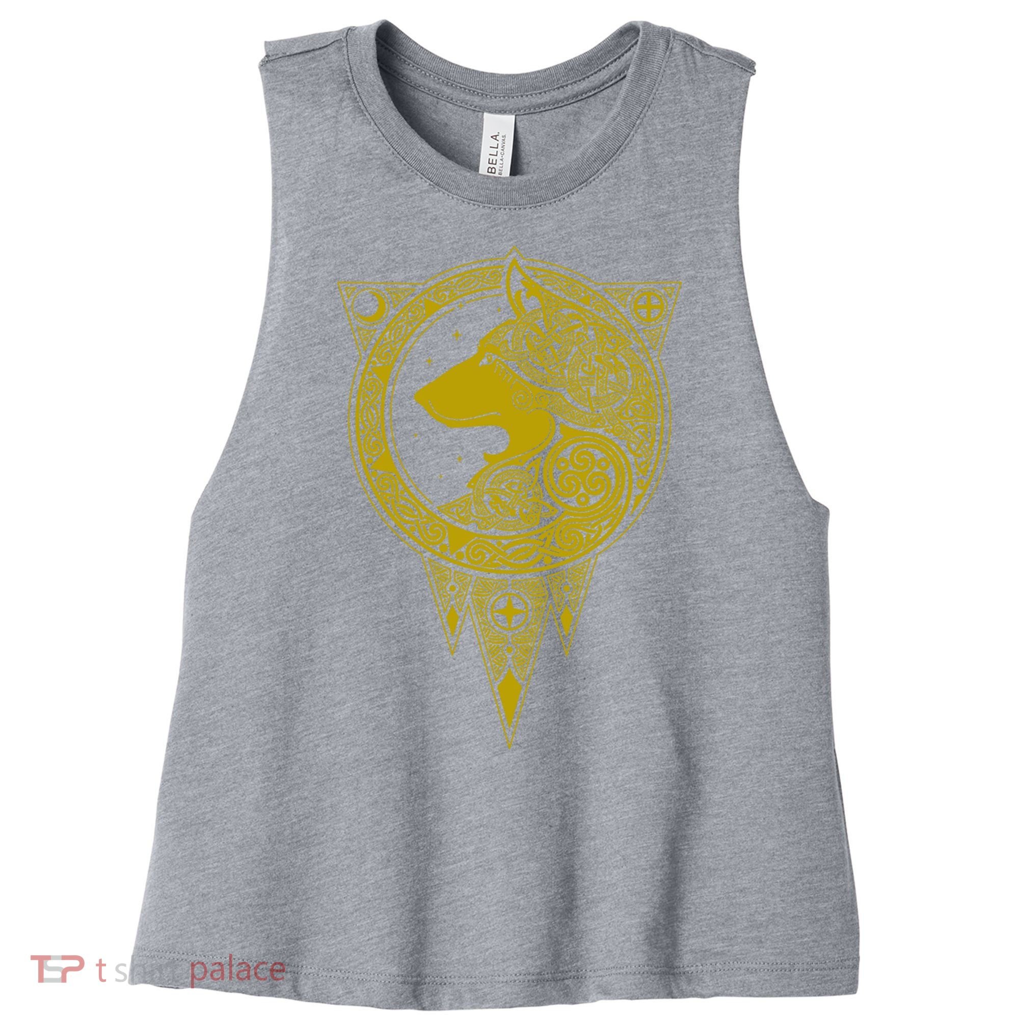 Norse Mythology Women's Racerback Cropped Tank