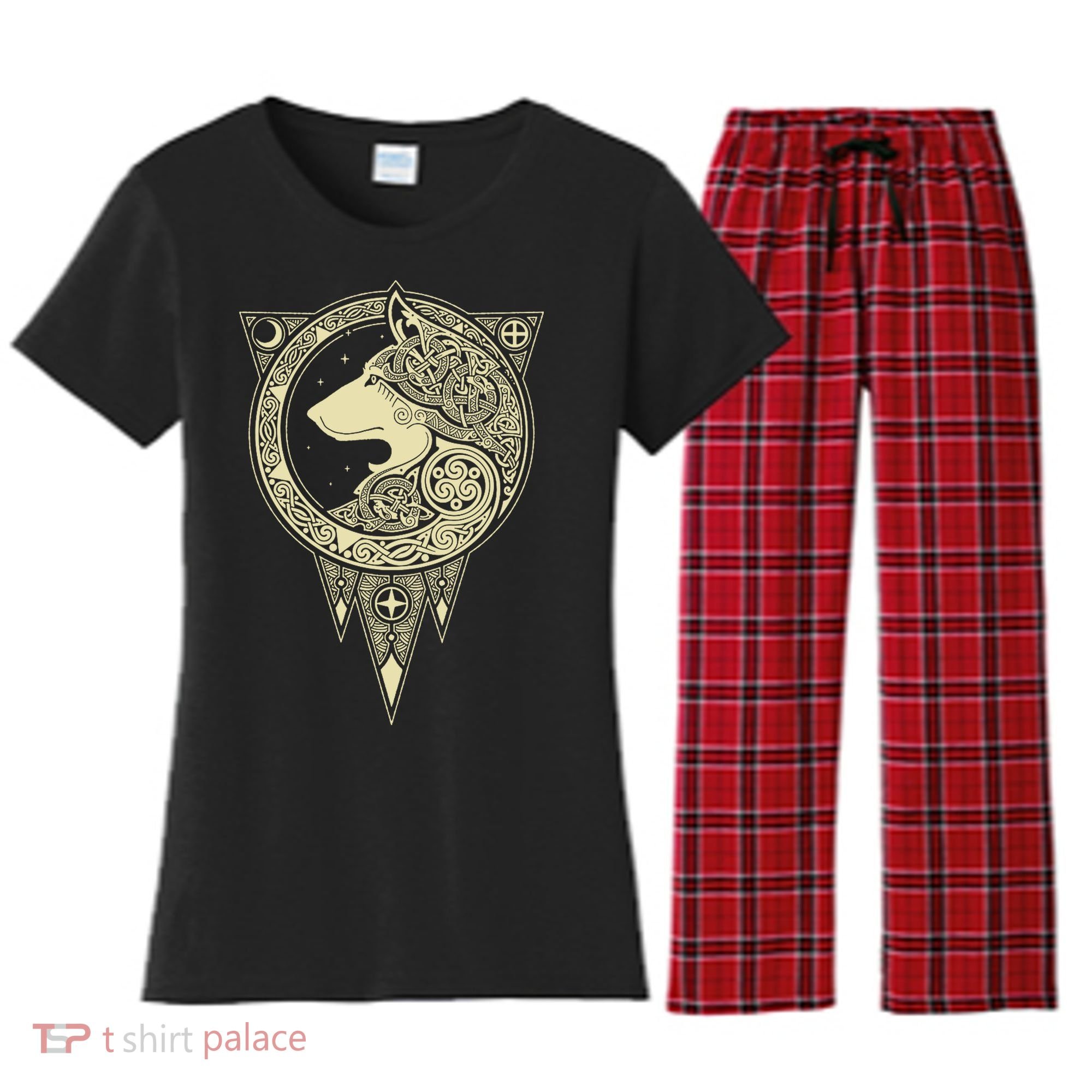 Norse Mythology Women's Flannel Pajama Set