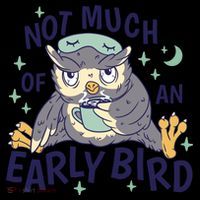 Not Much Of An Early Bird Owl Coffee Mug thumb 5