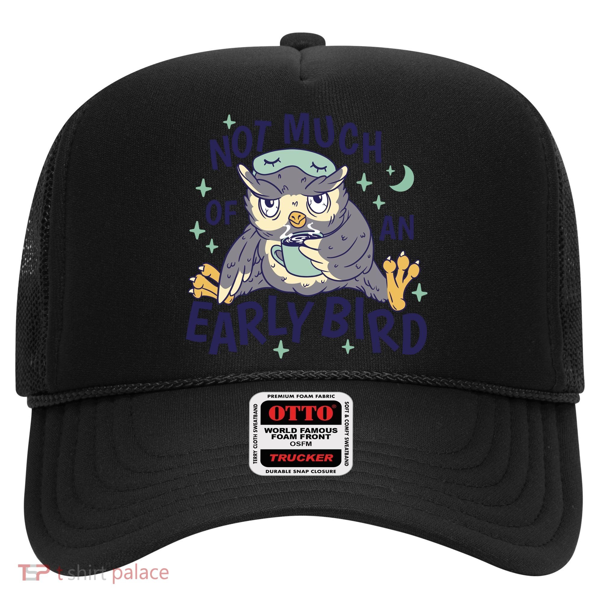 Not Much Of An Early Bird Owl Hat