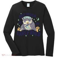 Not Much Of An Early Bird Owl Women's Long Sleeve Shirt thumb 0