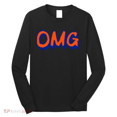 NY Omg New York Baseball Long Sleeve Shirt