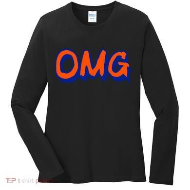 NY Omg New York Baseball Women's Long Sleeve Shirt
