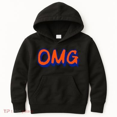 NY Omg New York Baseball Kids Hoodie