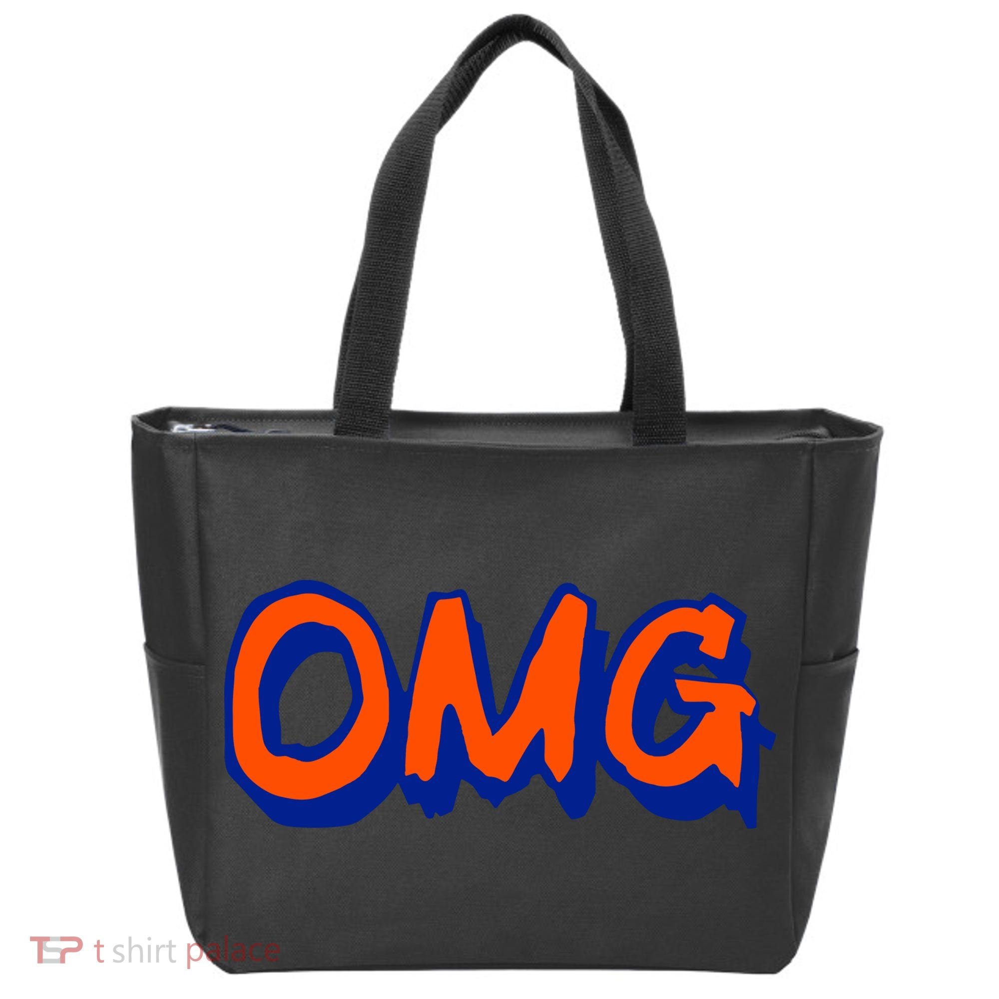 NY Omg New York Baseball Tote Bag