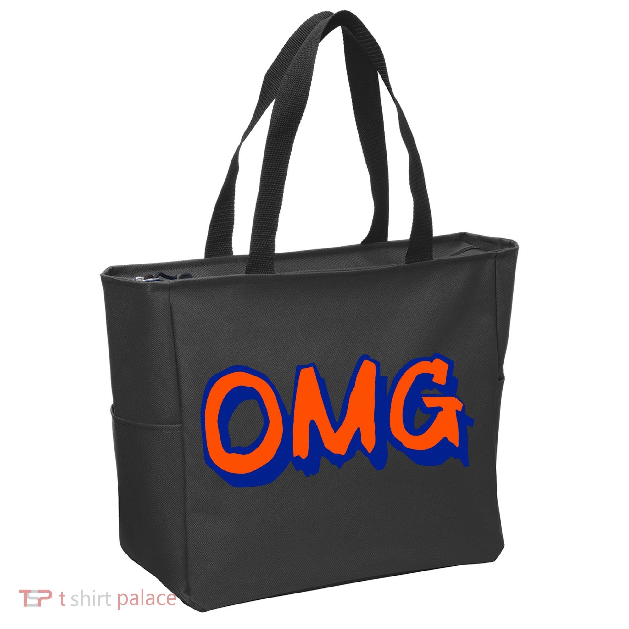 NY Omg New York Baseball Tote Bag