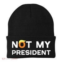 Not My President Anti Trump 2024 Beanie thumb 0