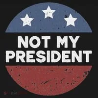 Not My President Coaster thumb 2