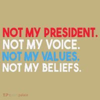 Not My President Not My Voice Not My Values Not My Beliefs Long Sleeve Shirt thumb 2