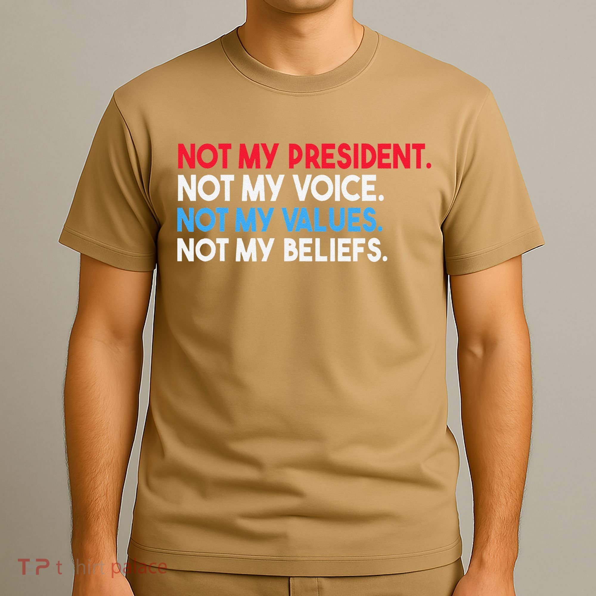 Not My President Not My Voice Not My Values Not My Beliefs T-Shirt