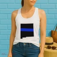 New Mexico Police T New Mexico Law Enforcement Women's Tank Top thumb 2