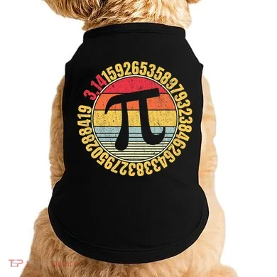 Nerdy Math Pi Symbol Mathlete Doggie Tank