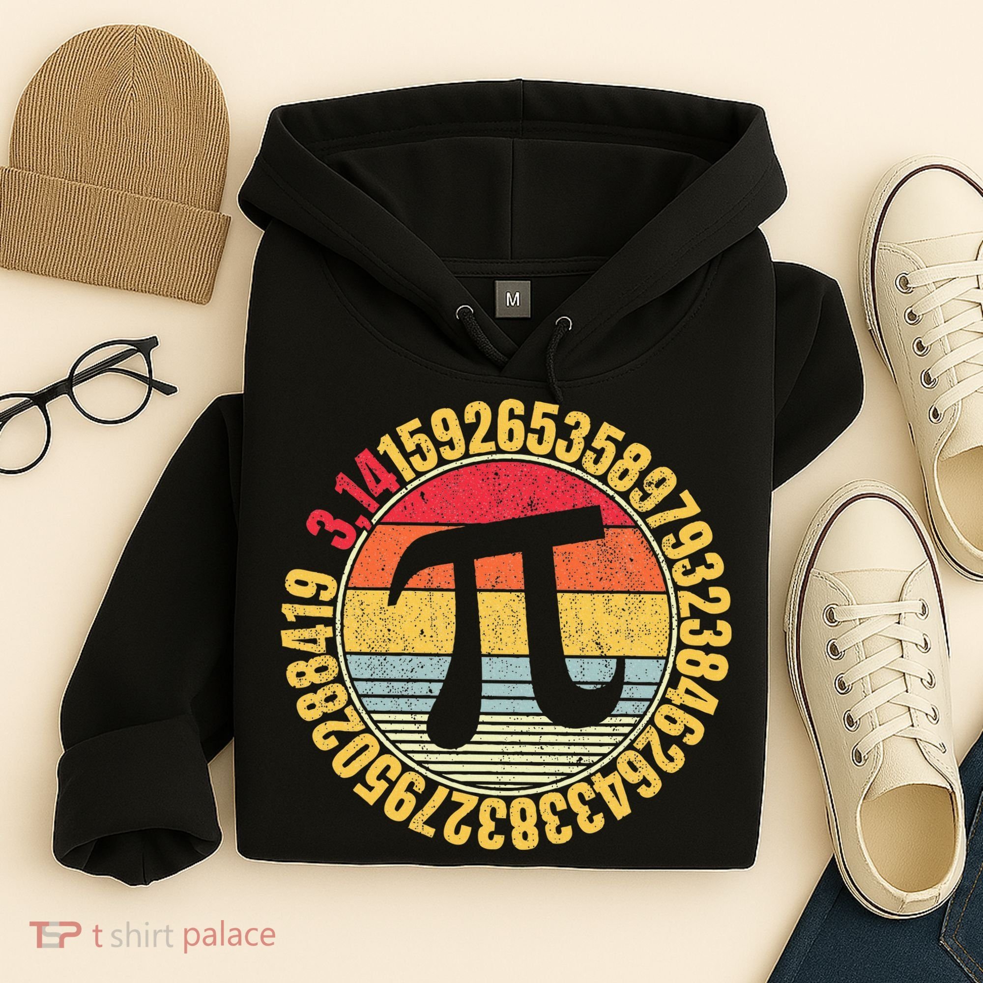 Nerdy Math Pi Symbol Mathlete Hoodie