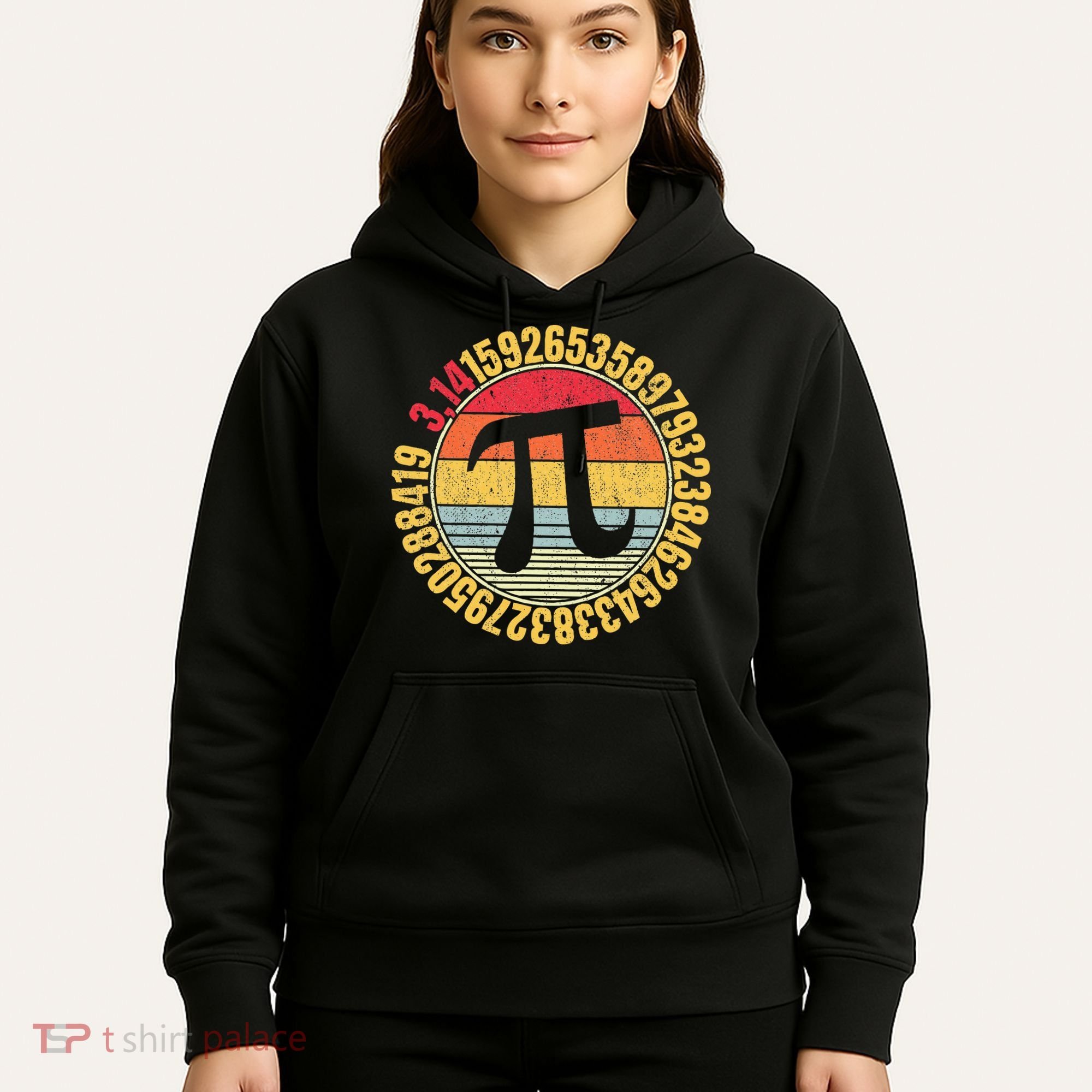 Nerdy Math Pi Symbol Mathlete Hoodie