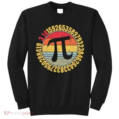 Nerdy Math Pi Symbol Mathlete Sweatshirt