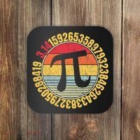 Nerdy Math Pi Symbol Mathlete Coaster thumb 0