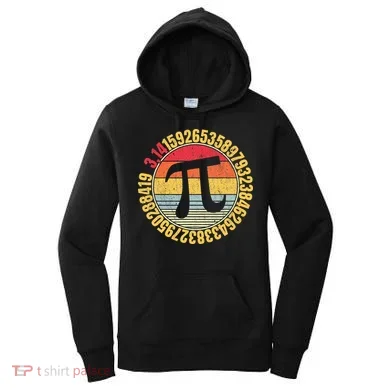 Nerdy Math Pi Symbol Mathlete Women's Hoodie