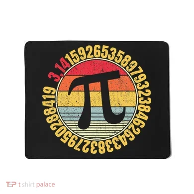 Nerdy Math Pi Symbol Mathlete Mousepad