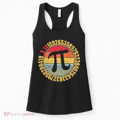 Nerdy Math Pi Symbol Mathlete Women's Tank Top