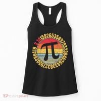 Nerdy Math Pi Symbol Mathlete Women's Tank Top thumb 0