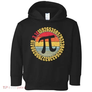 Nerdy Math Pi Symbol Mathlete Toddler Hoodie