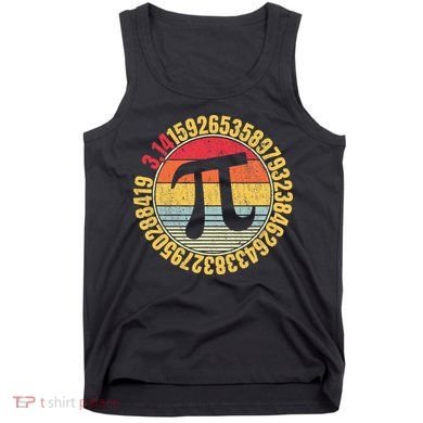Nerdy Math Pi Symbol Mathlete Tank Top