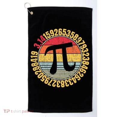 Nerdy Math Pi Symbol Mathlete Golf Towel