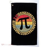 Nerdy Math Pi Symbol Mathlete Golf Towel thumb 0