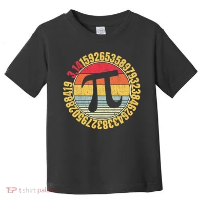 Nerdy Math Pi Symbol Mathlete Toddler T-Shirt