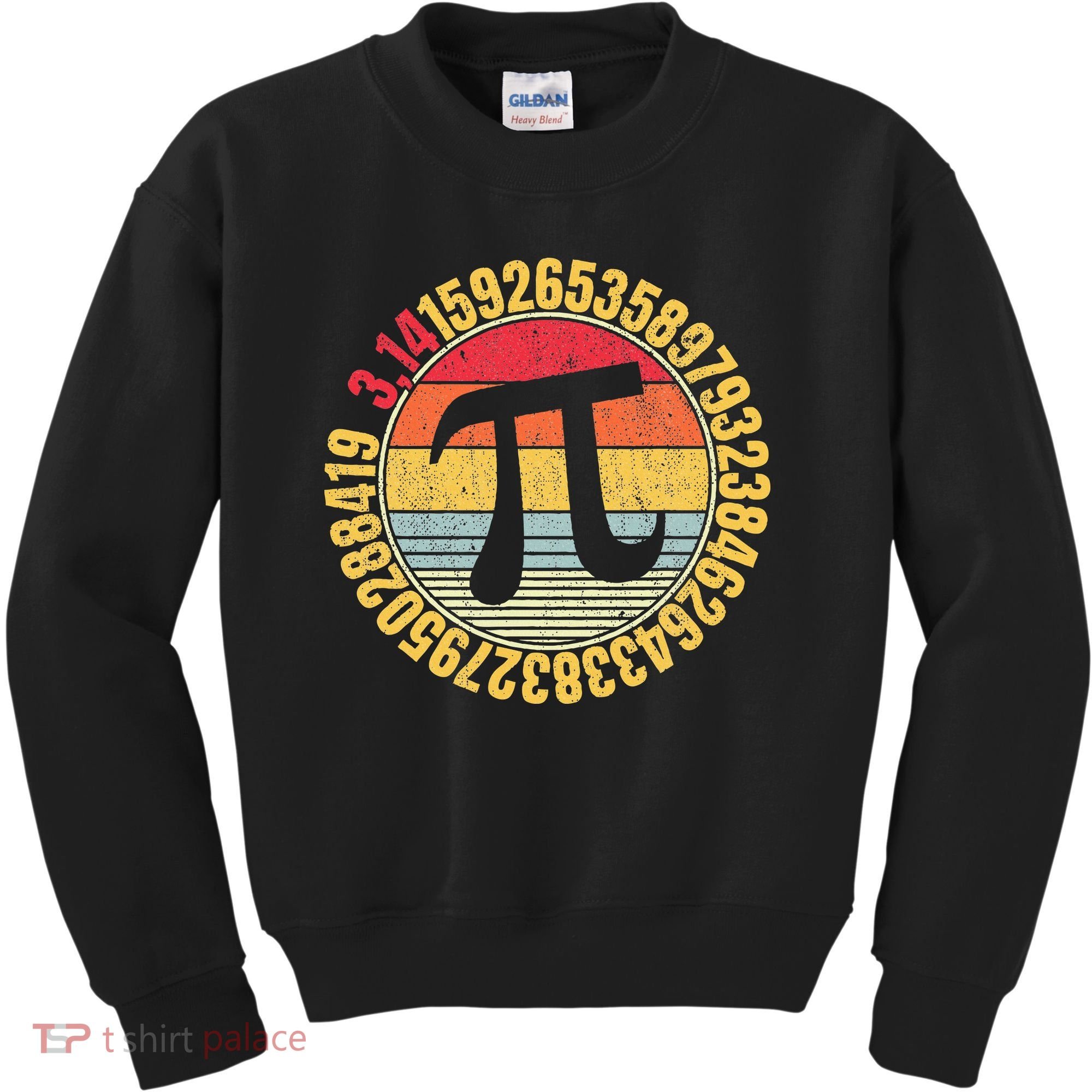 Nerdy Math Pi Symbol Mathlete Kids Sweatshirt