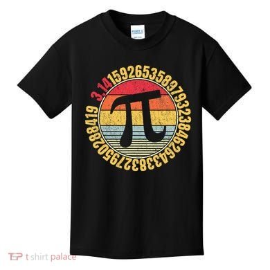 Nerdy Math Pi Symbol Mathlete Kids T-Shirt