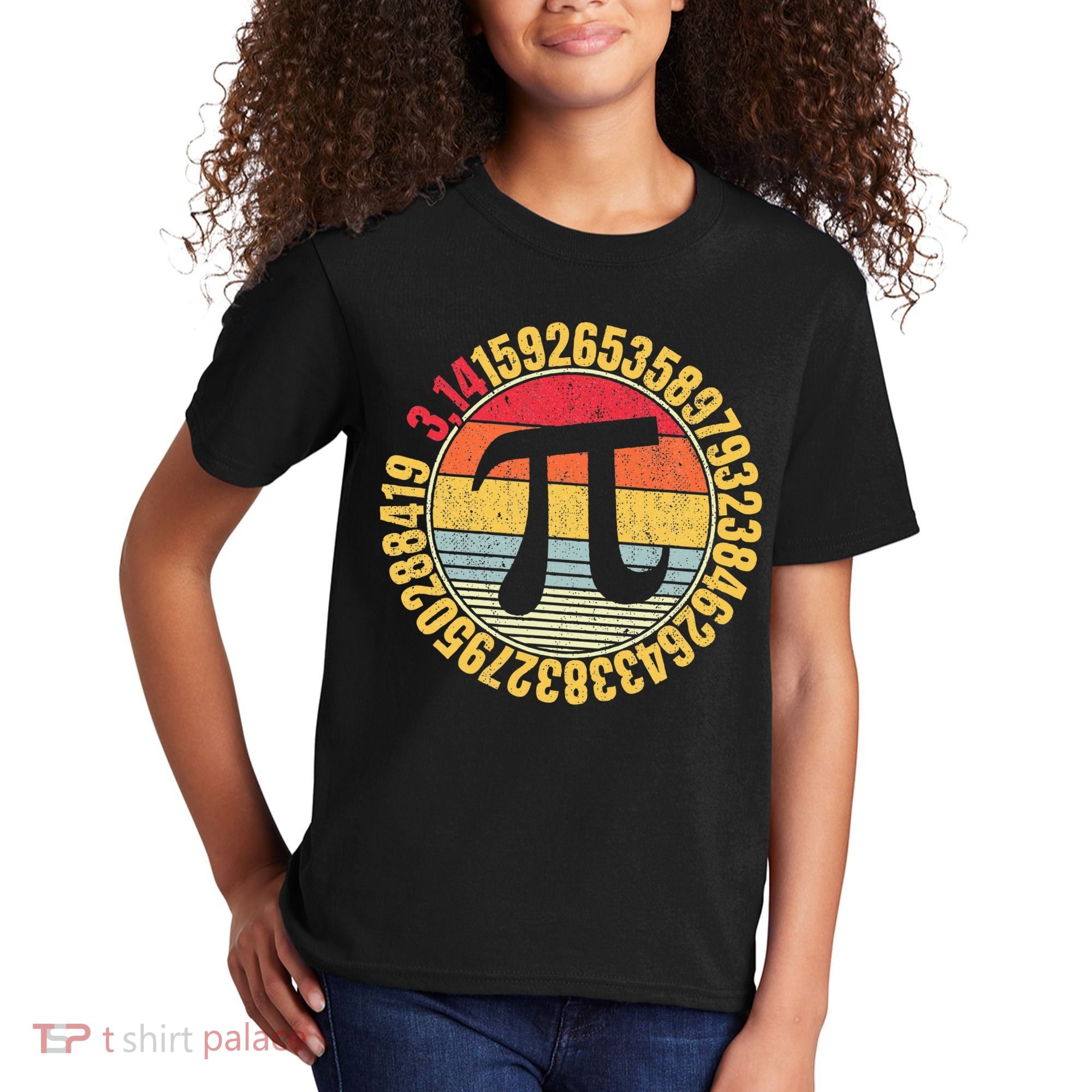 Nerdy Math Pi Symbol Mathlete Kids T-Shirt