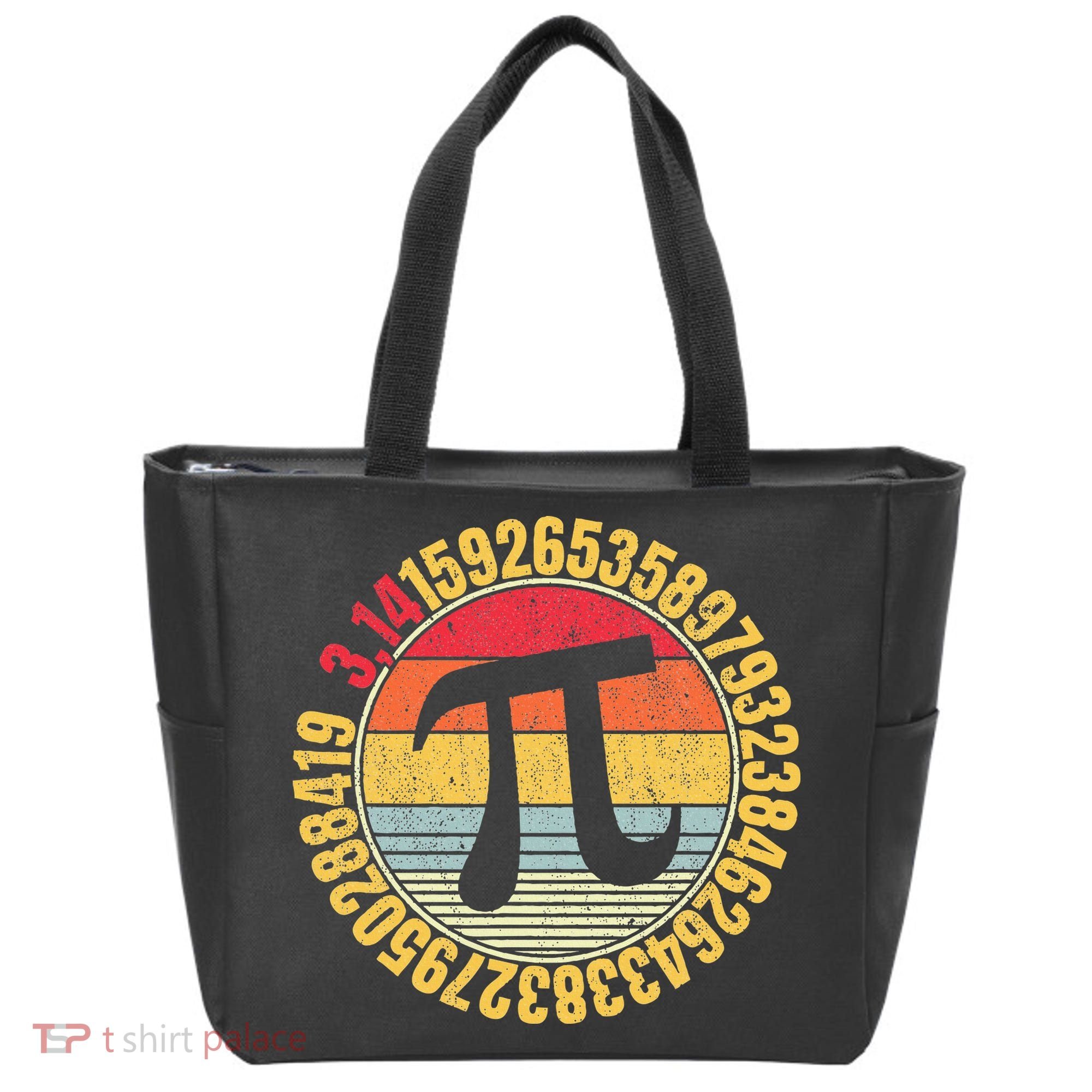 Nerdy Math Pi Symbol Mathlete Tote Bag