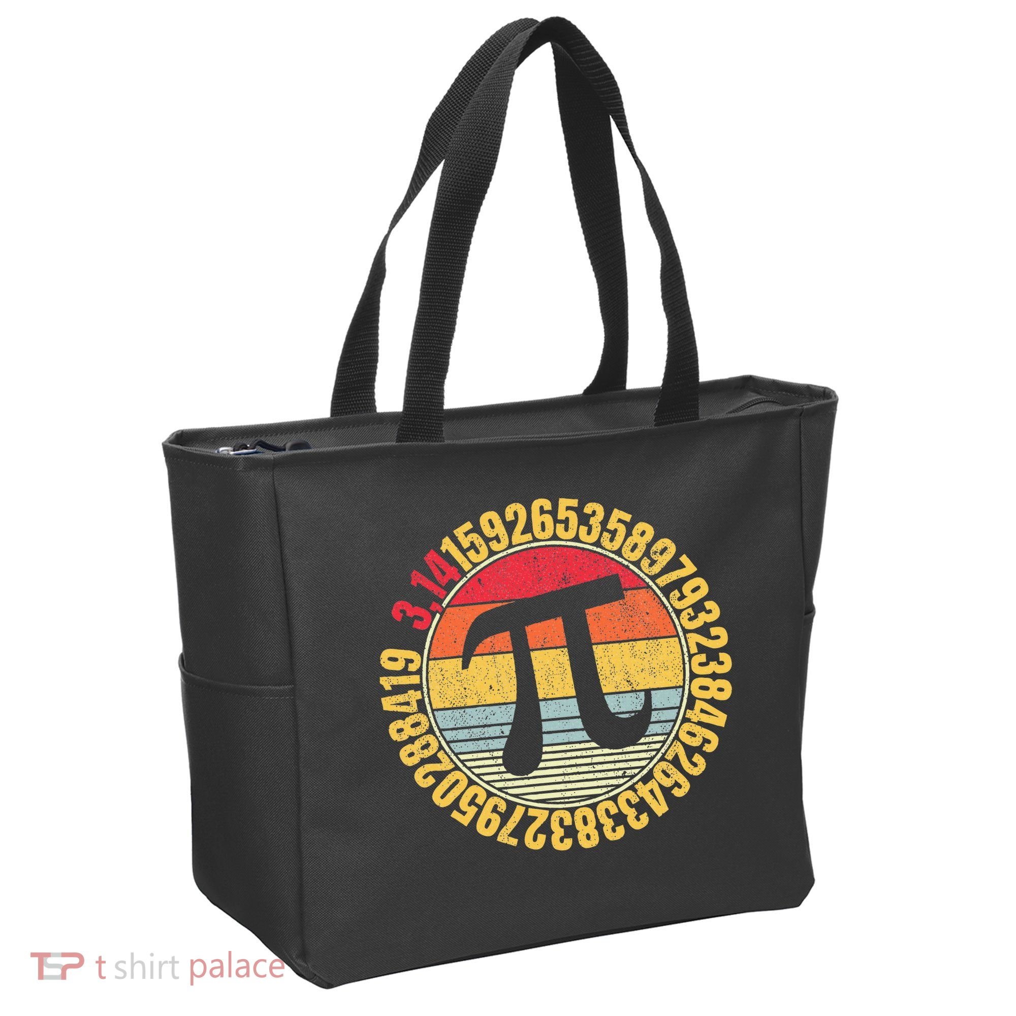Nerdy Math Pi Symbol Mathlete Tote Bag