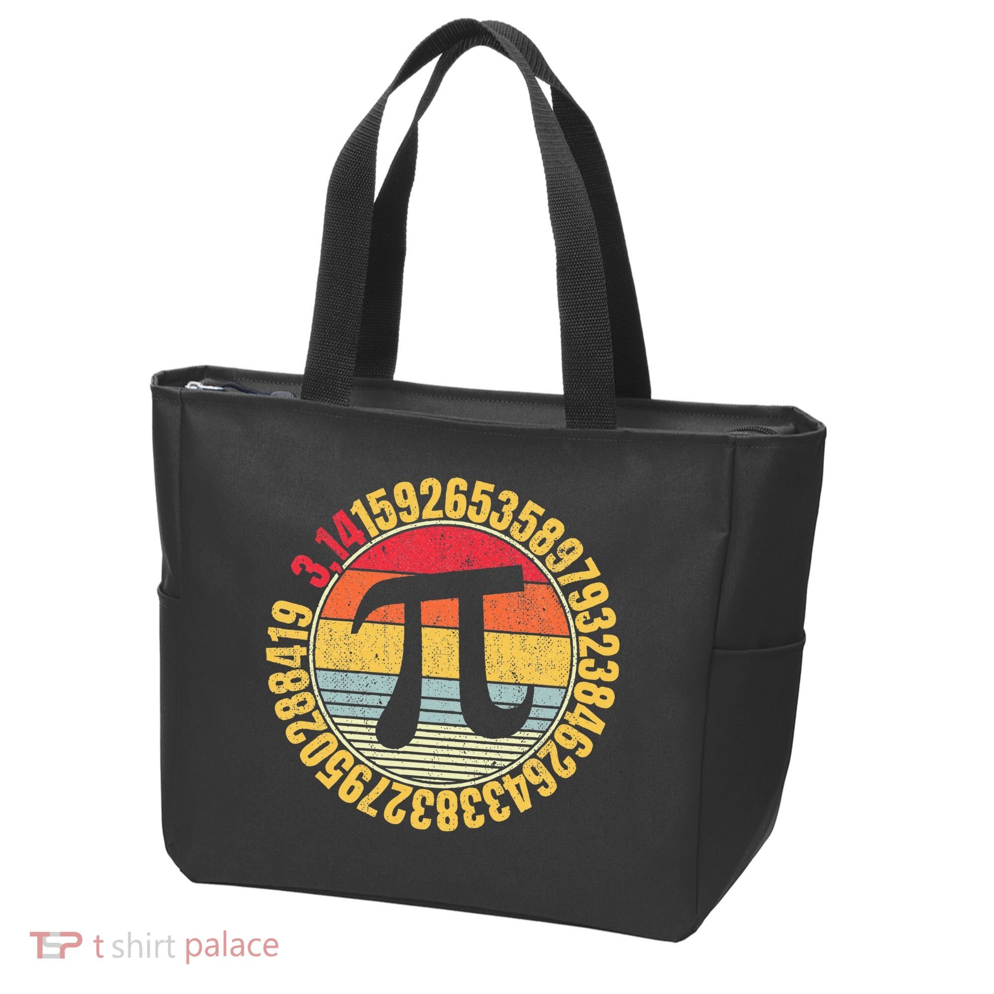 Nerdy Math Pi Symbol Mathlete Tote Bag