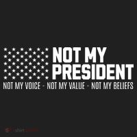 Not My President Not My Voice Not My Value Not My Beliefs 40oz Vacuum Insulated Stainless Steel Travel Tumbler thumb 4