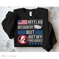 Not My President Impeach Trump Anti Trump Impeach 45 Sweatshirt thumb 2