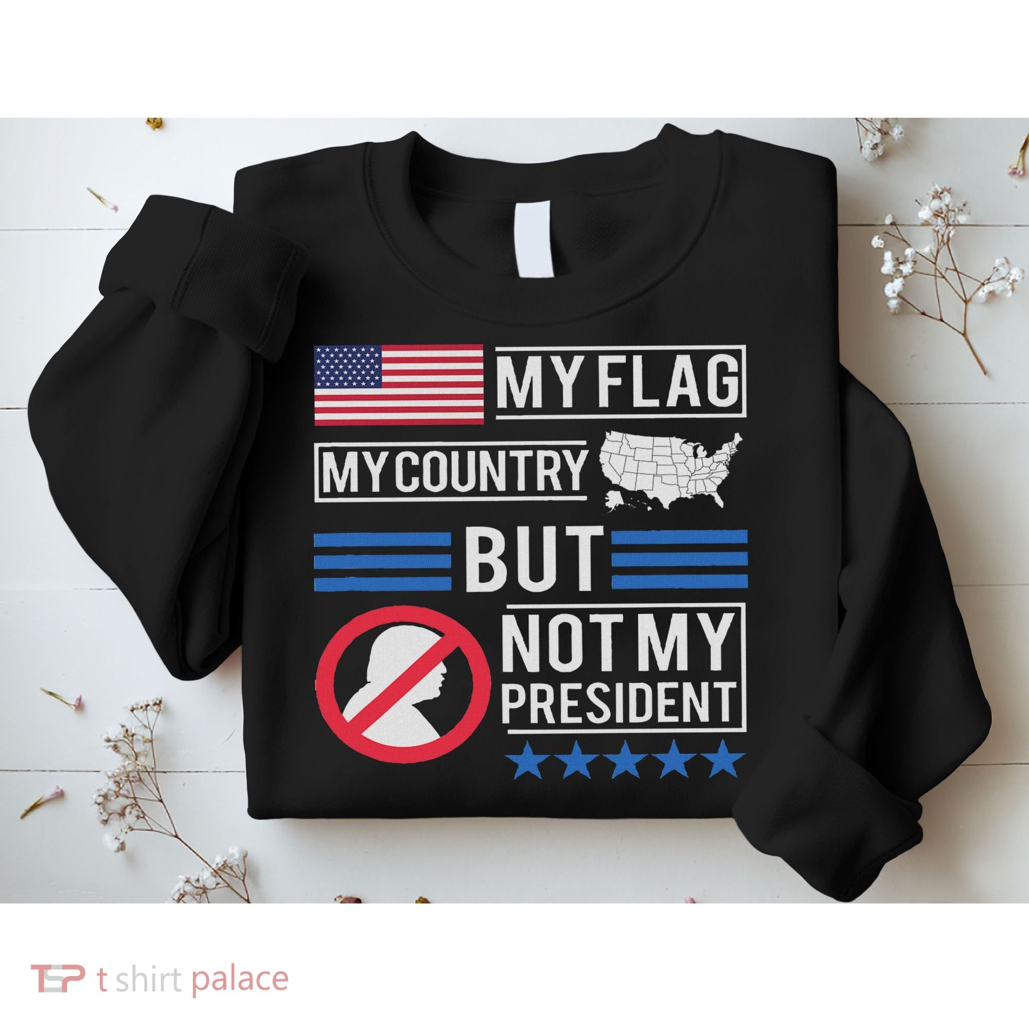 Not My President Impeach Trump Anti Trump Impeach 45 Sweatshirt