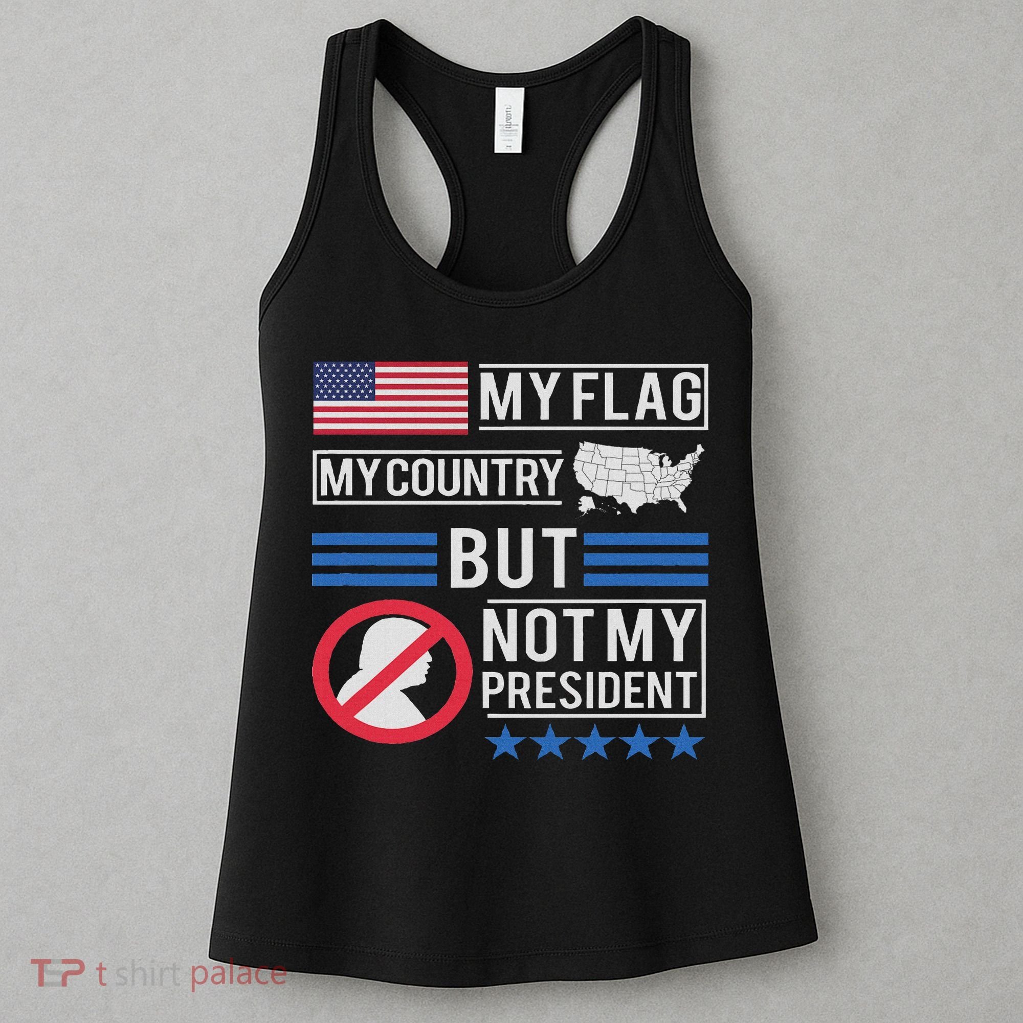 Not My President Impeach Trump Anti Trump Impeach 45 Women's Tank Top