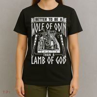 Norse Mythology Pagan Vikings Better To Be A Wolf Of Odin T-Shirt thumb 4