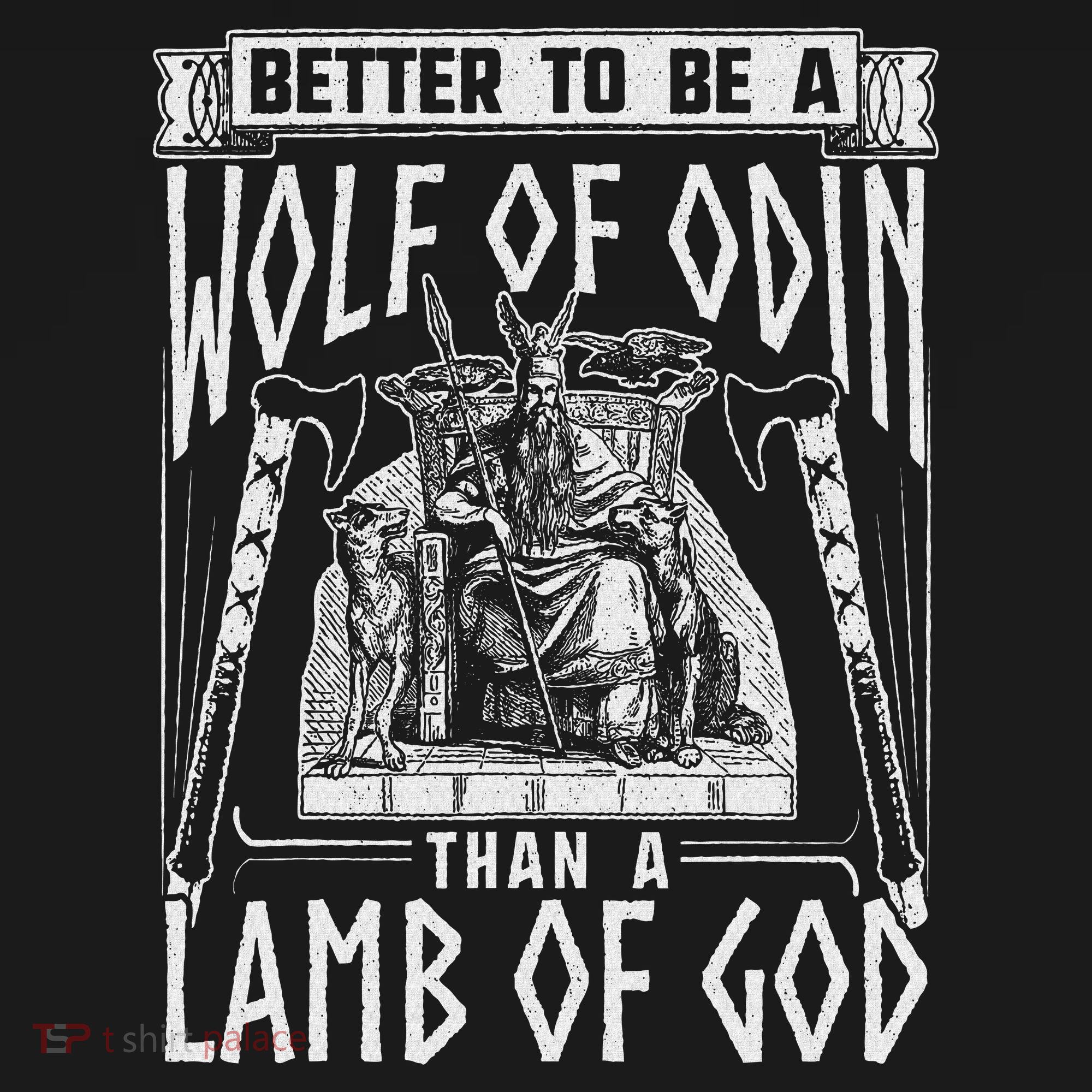 Norse Mythology Pagan Vikings Better To Be A Wolf Of Odin Toddler Hoodie