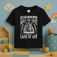 Norse Mythology Pagan Vikings Better To Be A Wolf Of Odin Toddler T-Shirt thumb 3