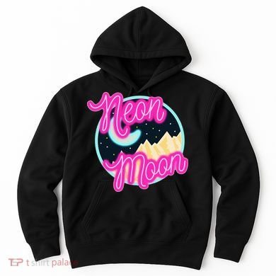 Neon Moon Retro Western 80s 90s Country Hoodie