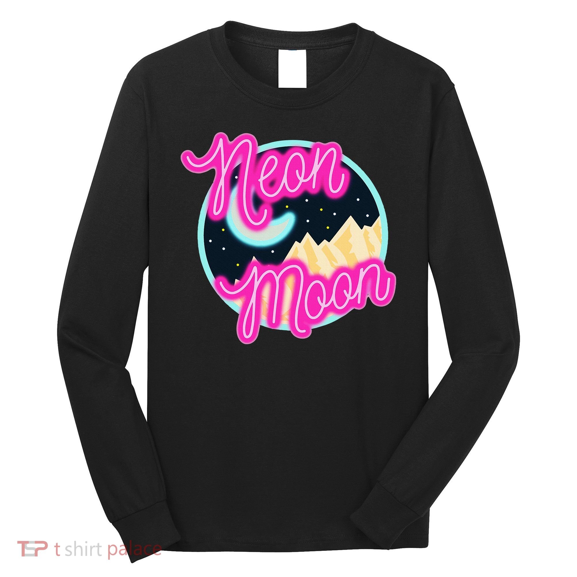 Neon Moon Retro Western 80s 90s Country Long Sleeve Shirt
