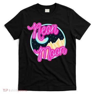 Neon Moon Retro Western 80s 90s Country T-Shirt
