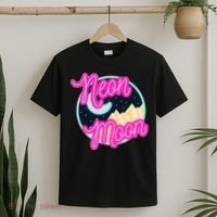 Neon Moon Retro Western 80s 90s Country T-Shirt thumb 2